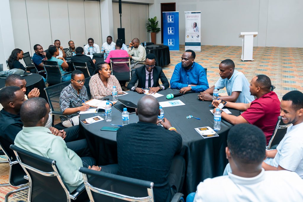 mHub mental fitness workshop at Bank of Kigali